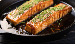 what is salmon teriyaki made of?