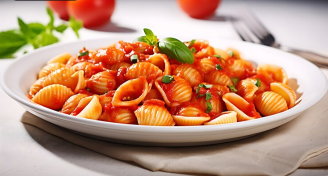 What is creamy tomato pasta called?