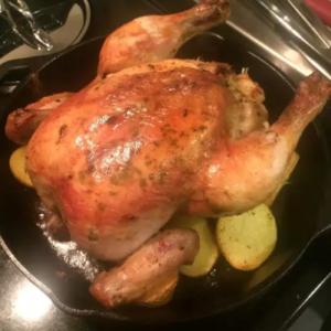 you should cover a chicken when roasting 