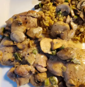 What is chicken Marsala traditionally served with?