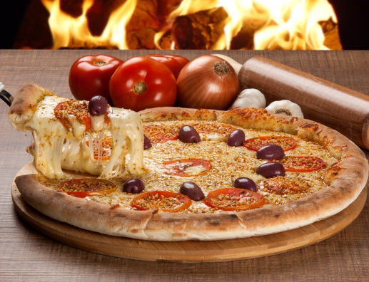 Is pizza grilled or baked