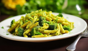 What is broccoli pasta made of?