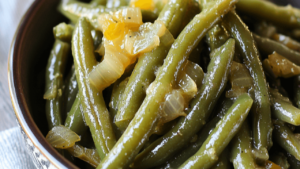 Crack green beans recipe