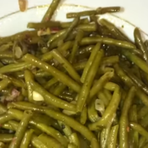 Crack green beans recipe