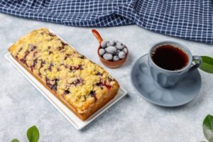 Blueberry breakfast cake