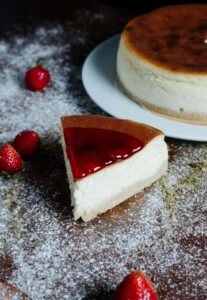What are the three types of cheesecake?